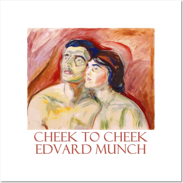 Cheek to Cheek by Edvard Munch Wall Art by Naves